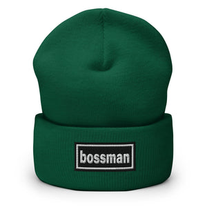 The Tractor Mugs Store Spruce OASIS Style 'Bossman' | Cuffed Beanie Quality Farmers Merch