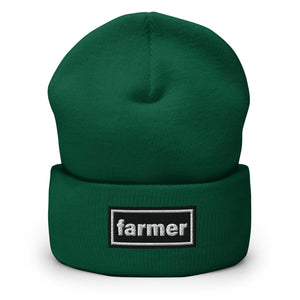 The Tractor Mugs Store Spruce OASIS Style 'Farmer' | Cuffed Beanie Quality Farmers Merch