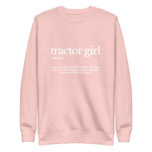 The Tractor Mugs Store Sweatshirt Light Pink / S TRACTOR GIRL | Unisex Premium Sweatshirt Quality Farmers Merch