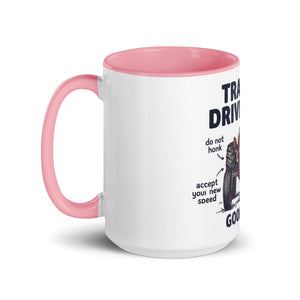The Tractor Mugs Store Tractor Driving Tips | Mug with Color Inside Quality Farmers Merch