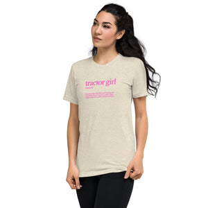 The Tractor Mugs Store Tractor Girl | T-shirt Quality Farmers Merch