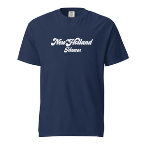 The Tractor Mugs Store True Navy / S New Holland Farmer | Unisex Premium T-shirt Quality Farmers Merch