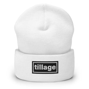 The Tractor Mugs Store White OASIS Style 'Tillage' | Cuffed Beanie Quality Farmers Merch