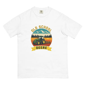 The Tractor Mugs Store White / S John Deere 3350 OLD SCHOOL DEERE Outdoor | Unisex Premium T-shirt Quality Farmers Merch