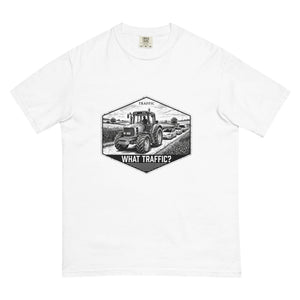 The Tractor Mugs Store White / S John Deere 6930 TRAFFIC WHAT TRAFFIC? Moose | Unisex Premium T-shirt Quality Farmers Merch