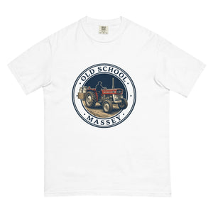 The Tractor Mugs Store White / S Massey Ferguson 135 OLD SCHOOL MASSEY Engraving | Unisex Premium T-shirt Quality Farmers Merch