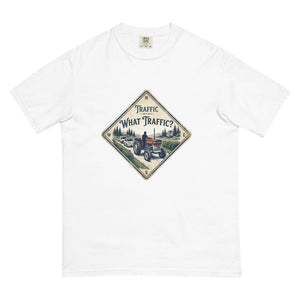The Tractor Mugs Store White / S Massey Ferguson 135 TRAFFIC WHAT TRAFFIC? Heritage | Unisex Premium T-shirt Quality Farmers Merch