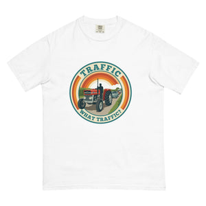 The Tractor Mugs Store White / S Massey Ferguson 135 TRAFFIC WHAT TRAFFIC? Retro | Unisex Premium T-shirt Quality Farmers Merch