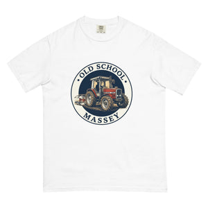 The Tractor Mugs Store White / S Massey Ferguson 3075 OLD SCHOOL MASSEY Engraving | Unisex Premium T-shirt Quality Farmers Merch