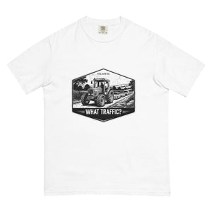 The Tractor Mugs Store White / S Massey Ferguson 3075 TRAFFIC WHAT TRAFFIC? Moose | Unisex Premium T-shirt Quality Farmers Merch