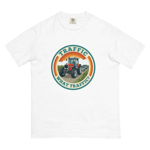 The Tractor Mugs Store White / S Massey Ferguson 3075 TRAFFIC WHAT TRAFFIC? Retro | Unisex Premium T-shirt Quality Farmers Merch