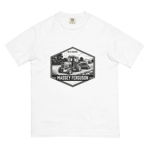The Tractor Mugs Store White / S Massey Ferguson 390T OLD SCHOOL MASSEY FERGUSON Moose | Unisex Premium T-shirt Quality Farmers Merch