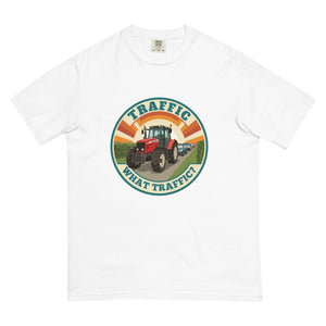 The Tractor Mugs Store White / S Massey Ferguson 6480 TRAFFIC WHAT TRAFFIC? Retro | Unisex Premium T-shirt Quality Farmers Merch