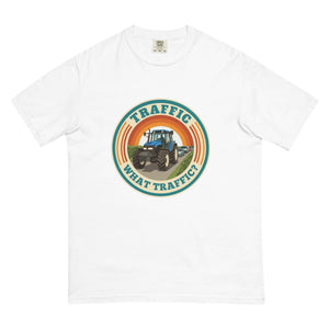 The Tractor Mugs Store White / S New Holland TM 155 TRAFFIC WHAT TRAFFIC? Retro | Unisex Premium T-shirt Quality Farmers Merch