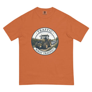 The Tractor Mugs Store Yam / S John Deere 7810 TRAFFIC WHAT TRAFFIC? Engraving | Unisex Premium T-shirt Quality Farmers Merch
