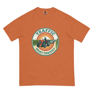 The Tractor Mugs Store Yam / S Massey Ferguson 35X TRAFFIC WHAT TRAFFIC? Retro | Unisex Premium T-shirt Quality Farmers Merch
