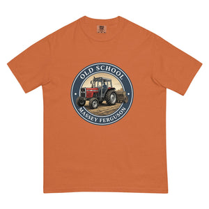 The Tractor Mugs Store Yam / S Massey Ferguson 390T OLD SCHOOL MASSEY FERGUSON Engraving | Unisex Premium T-shirt Quality Farmers Merch