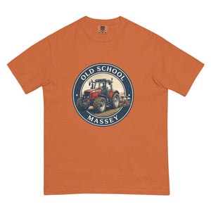 The Tractor Mugs Store Yam / S Massey Ferguson 6480 OLD SCHOOL MASSEY Engraving | Unisex Premium T-shirt Quality Farmers Merch