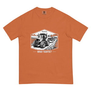 The Tractor Mugs Store Yam / S Massey Ferguson 6480 TRAFFIC WHAT TRAFFIC? Moose | Unisex Premium T-shirt Quality Farmers Merch
