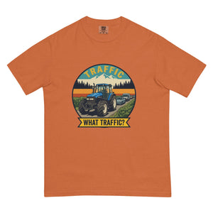 The Tractor Mugs Store Yam / S New Holland TM 135 TRAFFIC WHAT TRAFFIC? Outdoor | Unisex Premium T-shirt Quality Farmers Merch