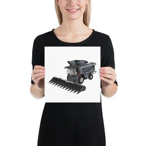 The Tractors Mugs Store 10″×10″ Fendt 9T Ideal Combine Harvester Poster Quality Farmers Merch