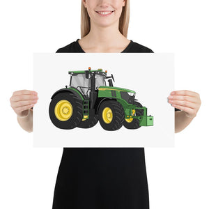 The Tractors Mugs Store 12″×18″ John Deere 6R Poster Quality Farmers Merch