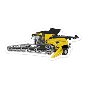 The Tractors Mugs Store 4″×4″ New Holland CR Combine Harvester (2004). Bubble-free stickers Quality Farmers Merch