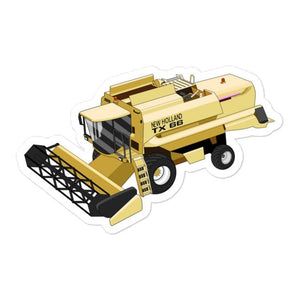 The Tractors Mugs Store 4″×4″ New Holland TX 66 Combine Harvester Bubble-free stickers Quality Farmers Merch