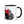 The Tractors Mugs Store Black Massey Ferguson 6180 2.0 Mug with Color Inside Quality Farmers Merch