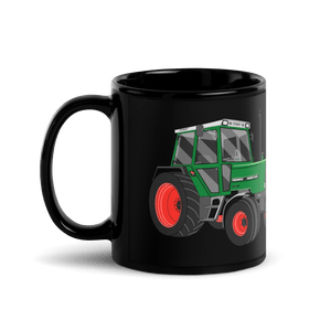 The Tractors Mugs Store Fendt 307 LSA | Black Glossy Mug Quality Farmers Merch