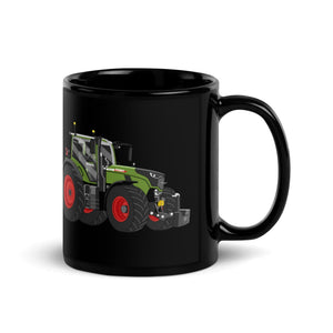 The Tractors Mugs Store Fendt 728 Vario 20 Black Glossy Mug Quality Farmers Merch