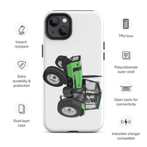 The Tractors Mugs Store iPhone 14 Plus Deutz Fahr DX 3.90 Tough Case for iPhone® Quality Farmers Merch