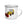 The Tractors Mugs Store JCB 3CX White Cabin 2WD Enamel Mug Quality Farmers Merch