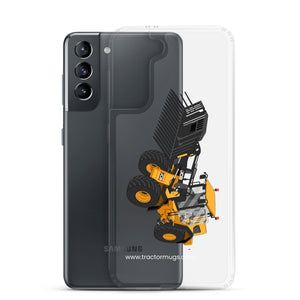 The Tractors Mugs Store JCB 435 S Farm Master Clear Case for Samsung® Quality Farmers Merch