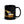 The Tractors Mugs Store JCB 814 Super Black Glossy Mug Quality Farmers Merch