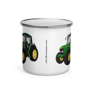 The Tractors Mugs Store John Deere 6800 | Enamel Mug Quality Farmers Merch