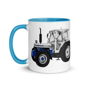 The Tractors Mugs Store Ford 7810 Jubilee Edition SilverTractor Mug with Color Inside Quality Farmers Merch