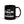 The Tractors Mugs Store KEEP CALM be a FARMER Black Glossy Mug Quality Farmers Merch