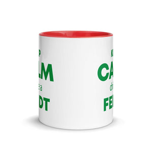 The Tractors Mugs Store KEEP CALM drive a FENDT Mug with Color Inside Quality Farmers Merch