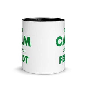 The Tractors Mugs Store KEEP CALM drive a FENDT Mug with Color Inside Quality Farmers Merch