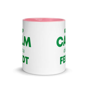 The Tractors Mugs Store KEEP CALM drive a FENDT Mug with Color Inside Quality Farmers Merch