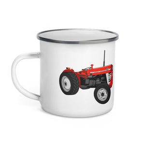 The Tractors Mugs Store Massey Ferguson 135 | Enamel Mug Quality Farmers Merch