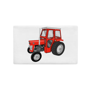 The Tractors Mugs Store Massey Ferguson 135 with cab  |  Premium Pillow Case Quality Farmers Merch
