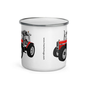The Tractors Mugs Store Massey Ferguson 3085 | Enamel Mug Quality Farmers Merch