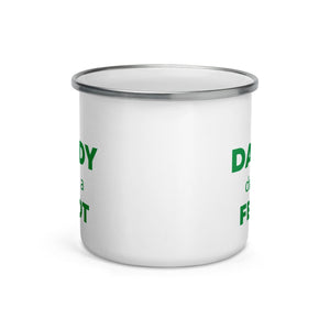 The Tractors Mugs Store My Daddy drives a Fendt Enamel Mug Quality Farmers Merch
