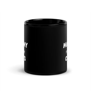 The Tractors Mugs Store My Mammy Milks the Cow  Black Glossy Mug Quality Farmers Merch