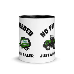 The Tractors Mugs Store No Pit Needed Mug with Color Inside Quality Farmers Merch