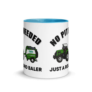 The Tractors Mugs Store No Pit Needed Mug with Color Inside Quality Farmers Merch
