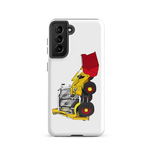 The Tractors Mugs Store Samsung Galaxy S21 JCB 3CX 70th Anniversary Edition Tough case for Samsung® Quality Farmers Merch