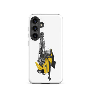The Tractors Mugs Store Samsung Galaxy S24 New Holland CR Combine Harvester (2004).Tough case for Samsung® Quality Farmers Merch